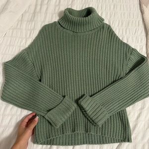 NA-KD turtleneck chunky sweater